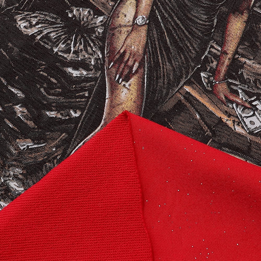 BKYS Revival Money Race Rhinestone Cropped Short-Sleeve T-Shirt ¡ª detail