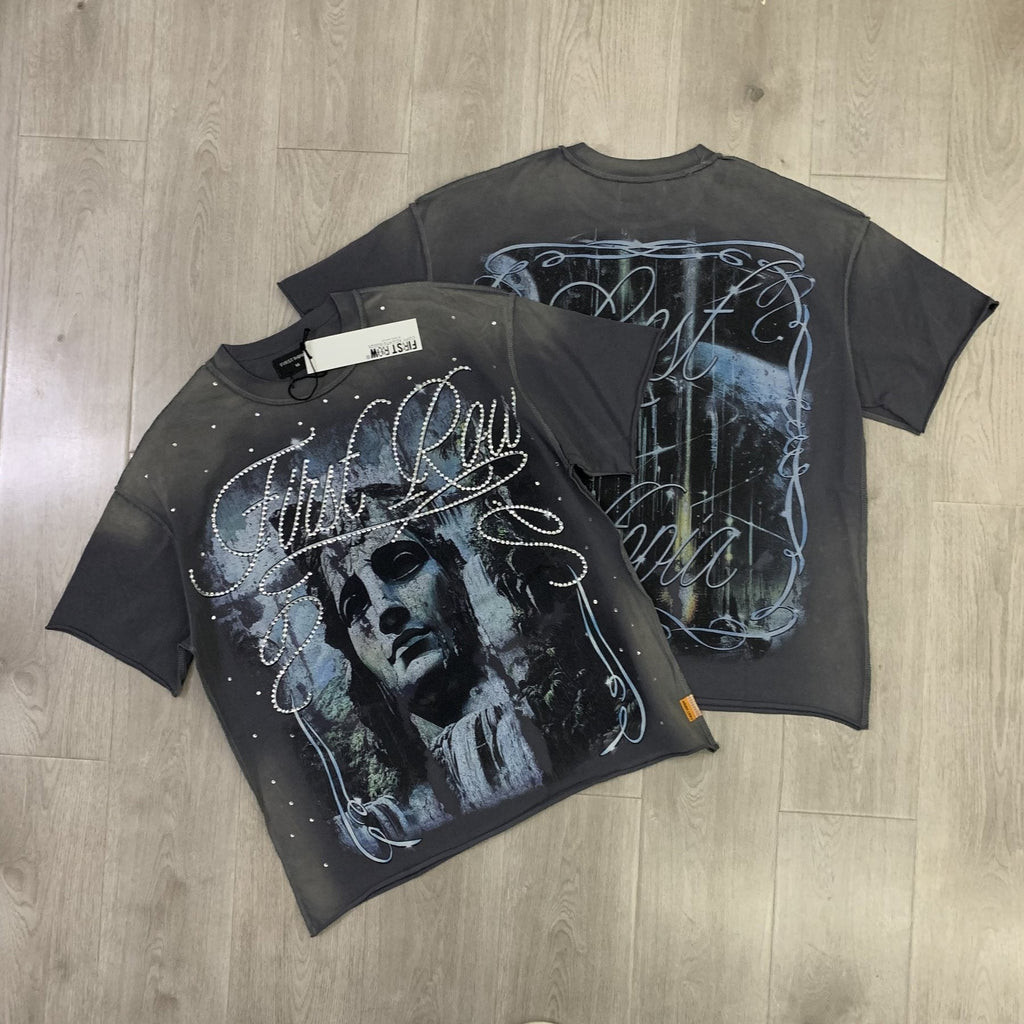 FIRST ROW Lost Utopia Unearth Cropped Graphic T-Shirt ¡ª context