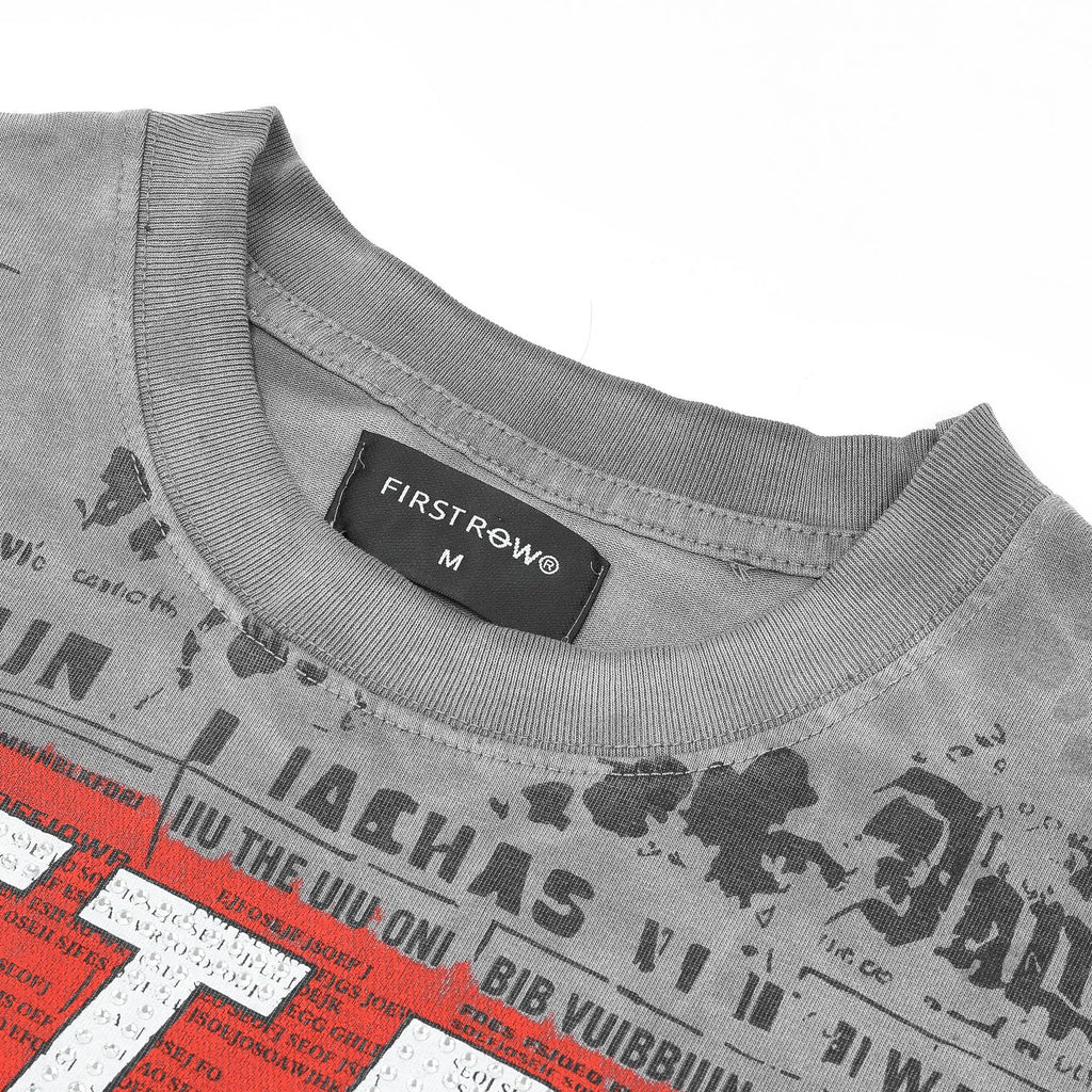 FIRST ROW Breaking News Venom Kills Graphic T-Shirt ¡ª neck_label