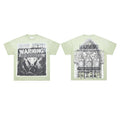 FIRST ROW Breaking News Warning From Heaven Cropped T-Shirt ¡ª hero