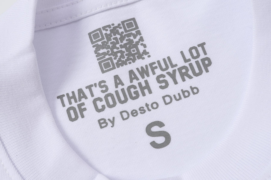 THAT'S A AWFUL LOT OF COUGH SYRUP Eiffel Tower Graphic T-Shirt ¡ª neck_label