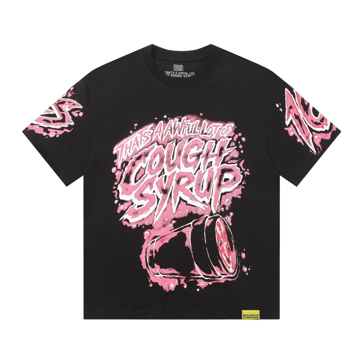 THAT'S A AWFUL LOT OF COUGH SYRUP Graffiti Graphic T-Shirt ¡ª hero