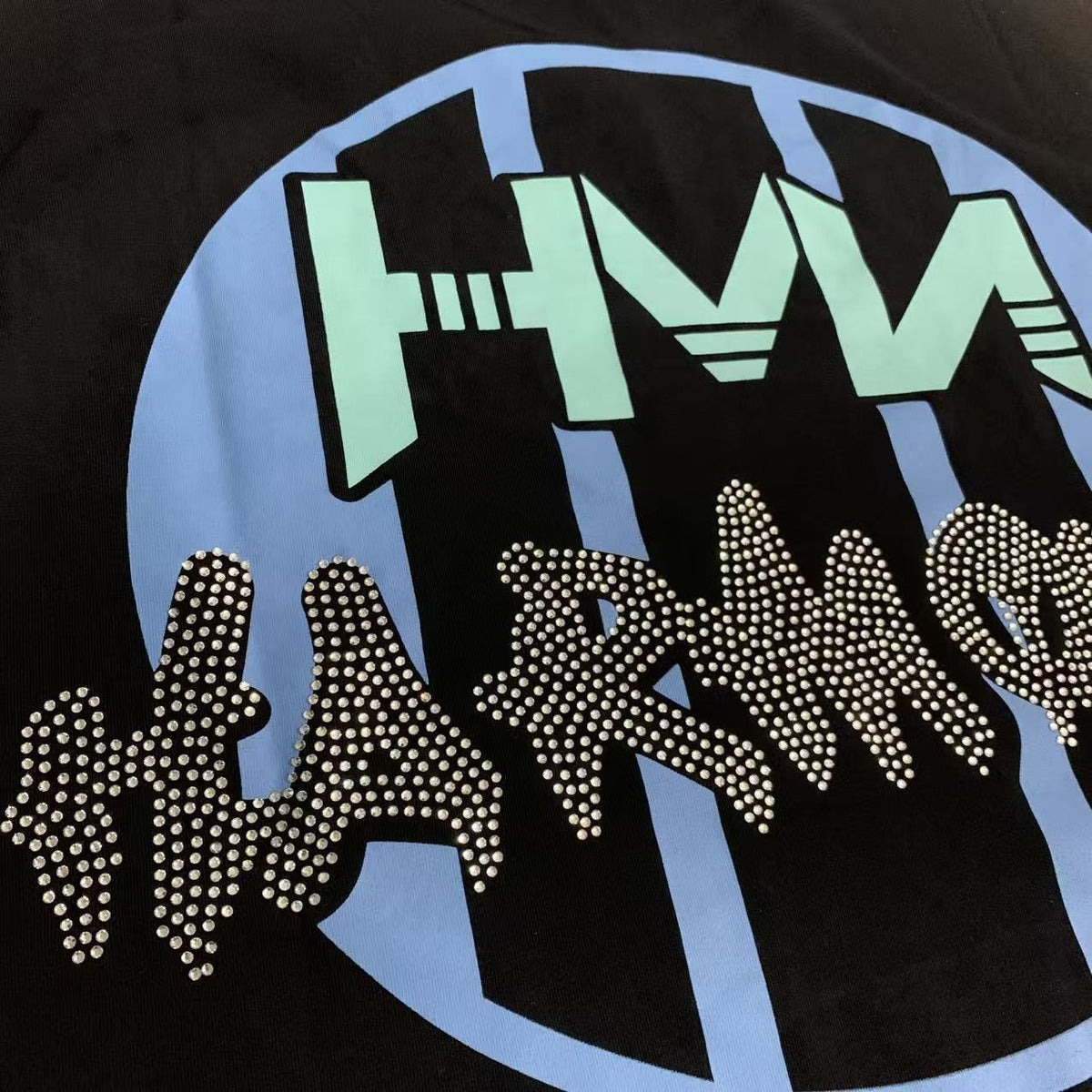 HARMONY Skeleton Guitar Graphic T-Shirt ¡ª detail
