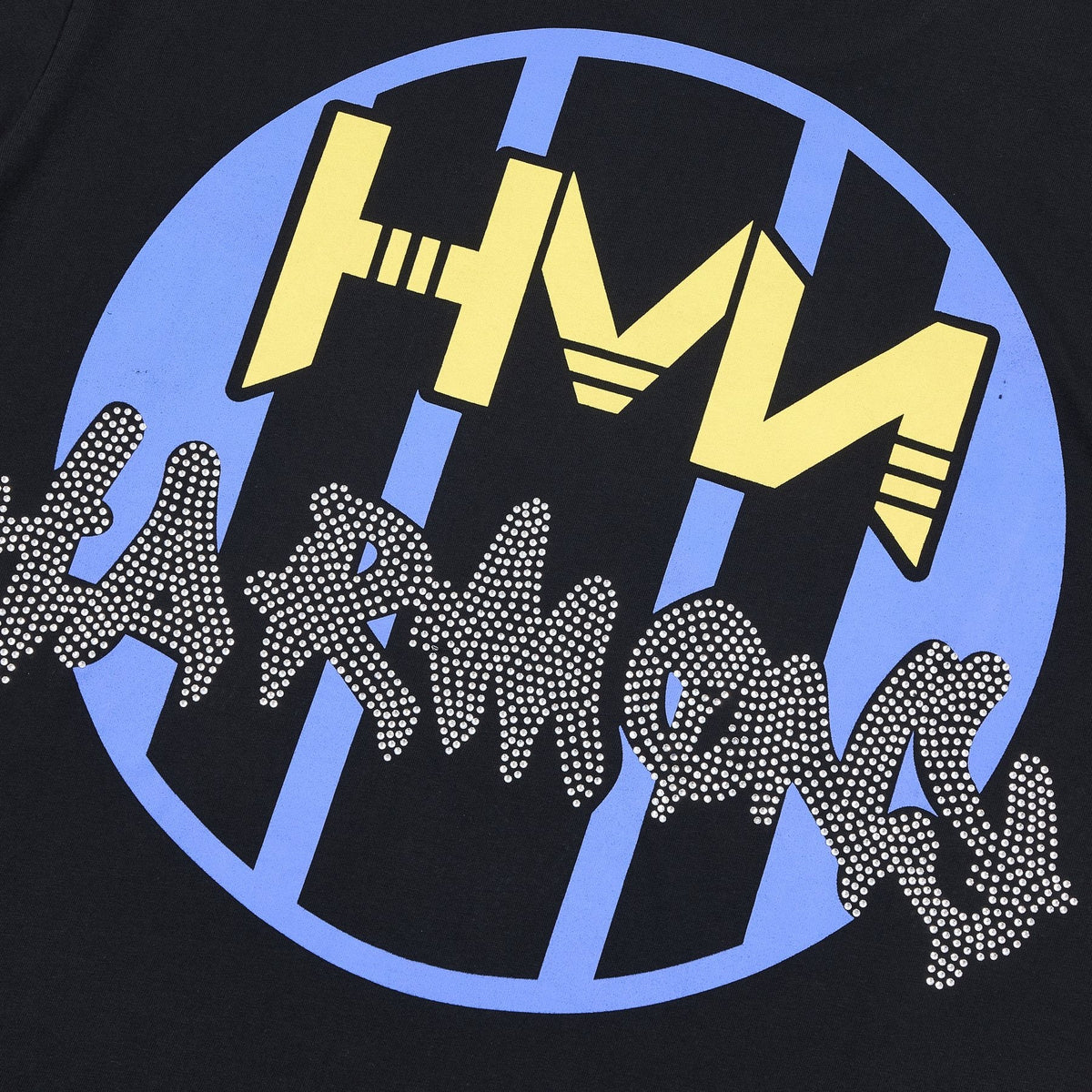 HARMONY UFO City Rhinestone Graphic T-Shirt ¡ª detail