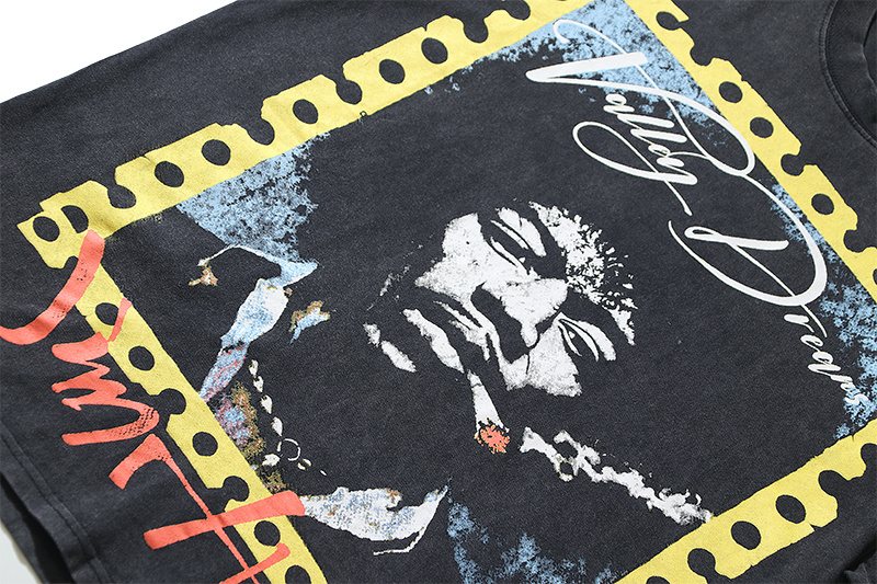 VALE USA Valley Dreams Hendrix Graphic T-Shirt ¡ª detail
