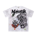 MAJESTIK Distressed Stone-Inlay Graphic T-Shirt ¡ª hero