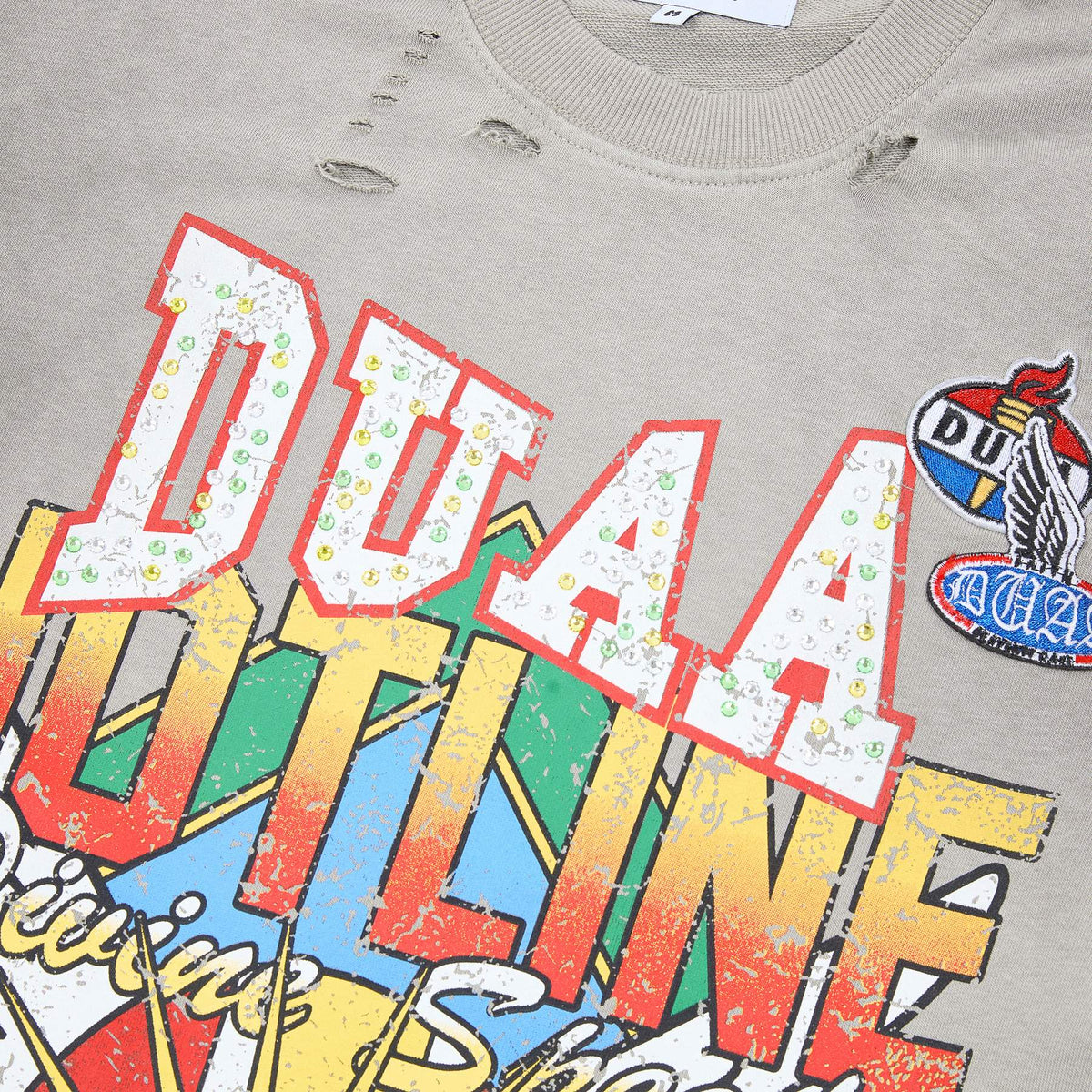 DUAA Hotline Racing Graphic Long-Sleeve T-Shirt ¡ª detail