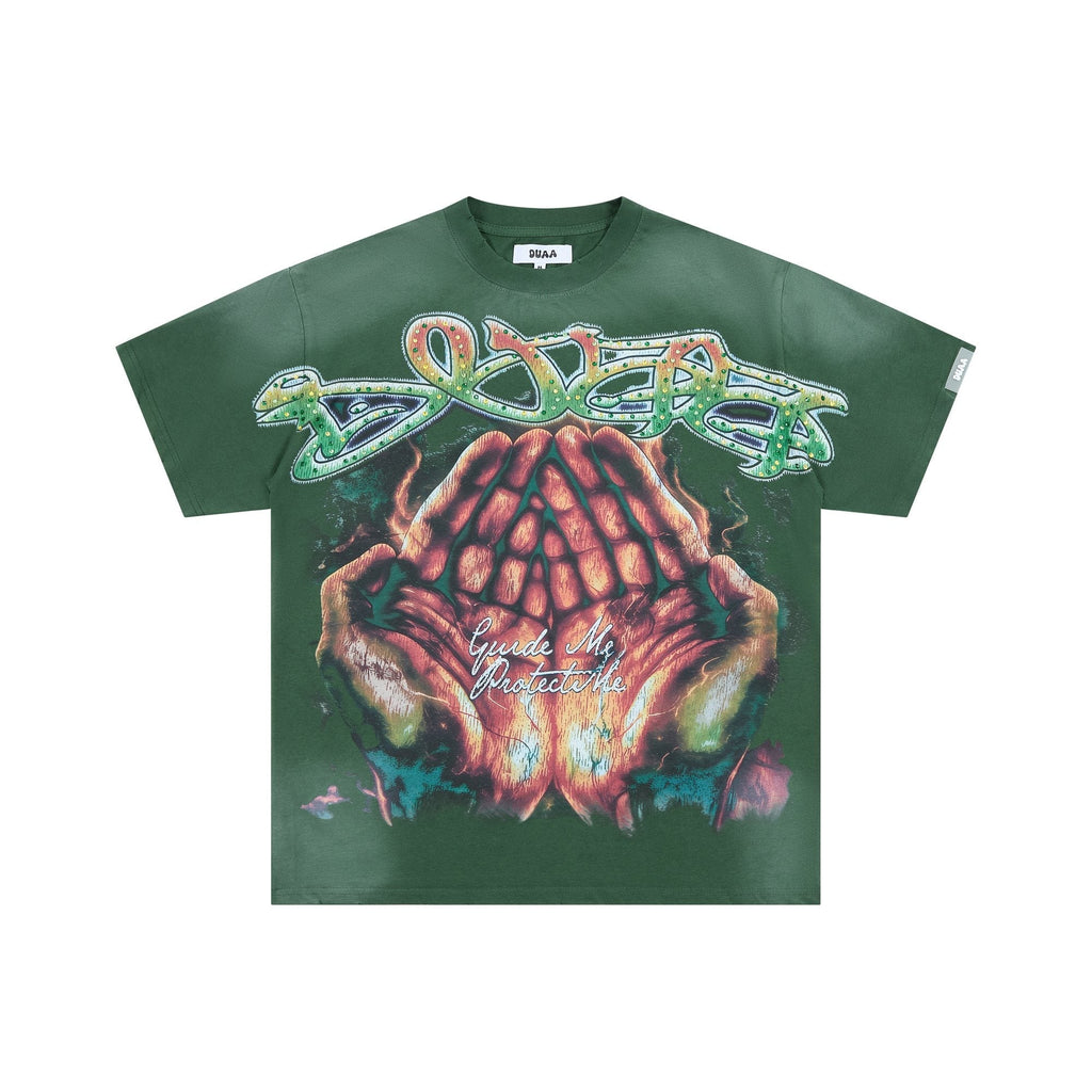 DUAA Rhinestone Monkey Graphic T-Shirt ¡ª hero