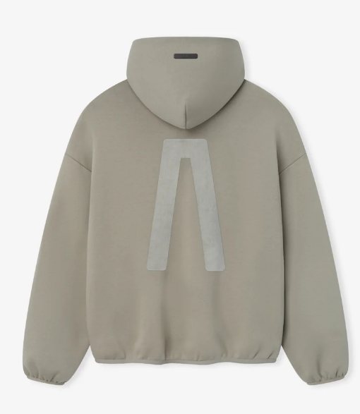 ESSENTIALS Tonal Three-Bar Graphic Pullover Hoodie ¡ª back