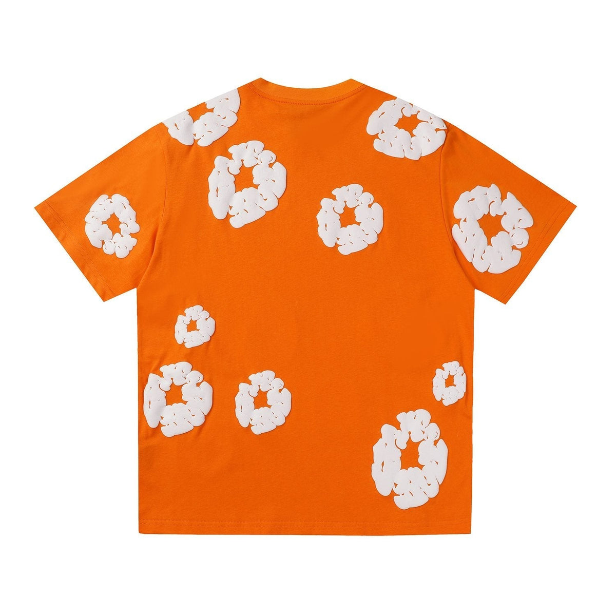 DENIM TEARS All-Over White Flower Print T-Shirt ¡ª back