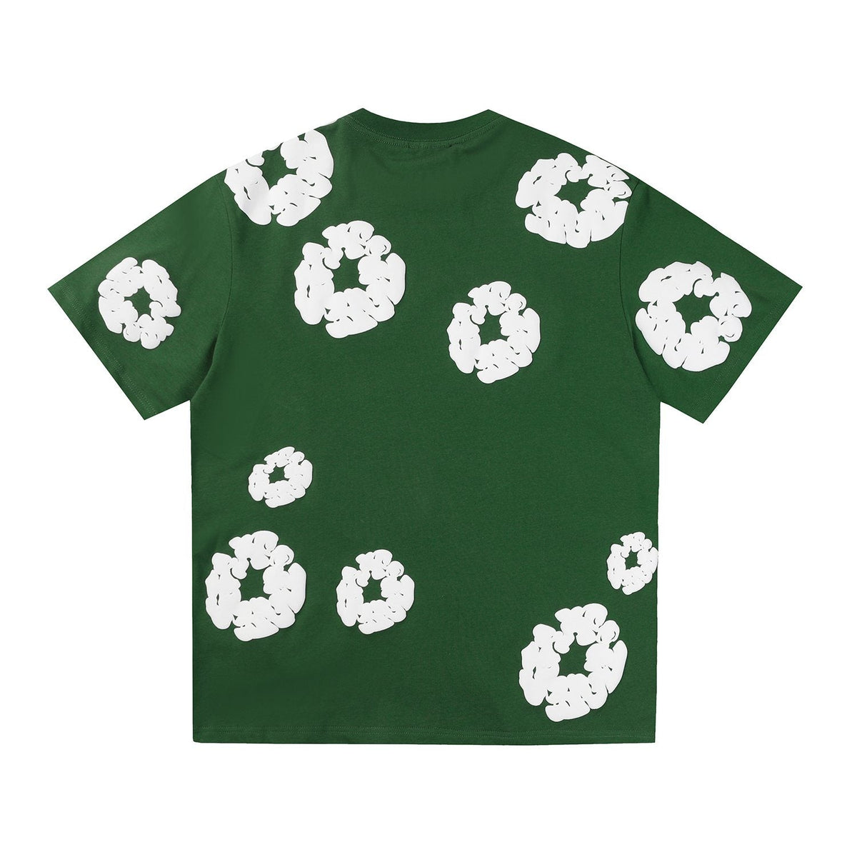 DENIM TEARS All-Over White Flower Print T-Shirt ¡ª back