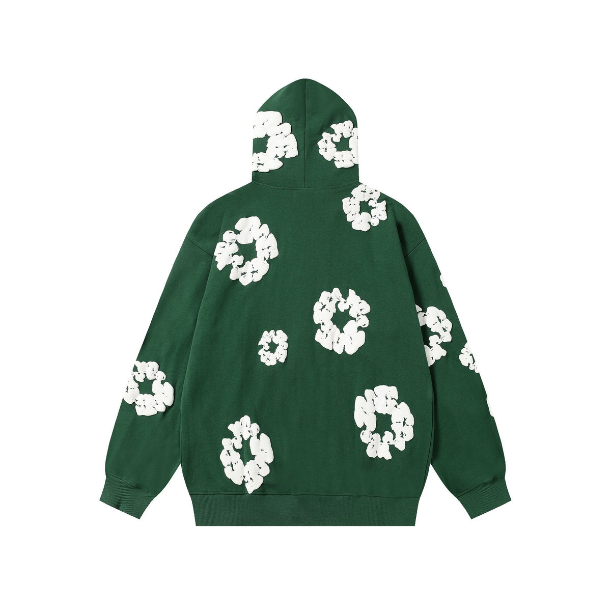 DENIM TEARS Floral Zip Hoodie ¡ª back
