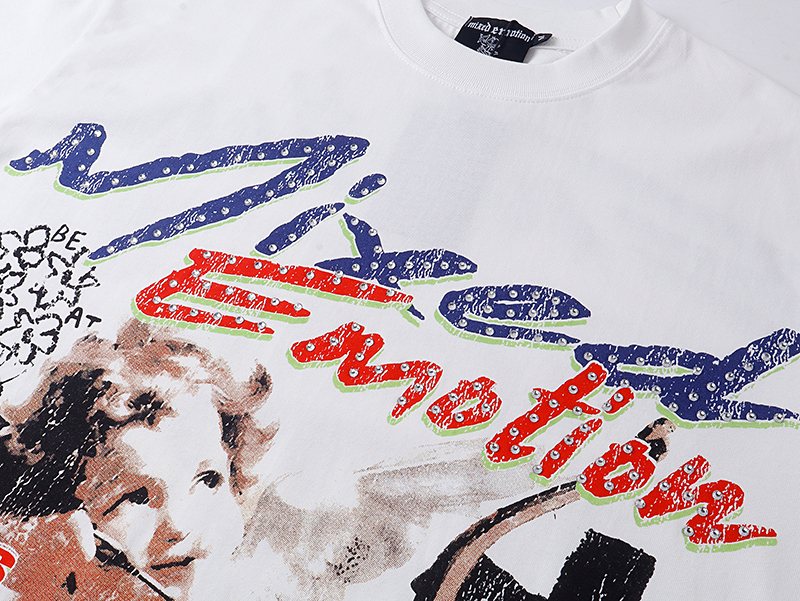 MIXED EMOTION Front & Back Graphic Short-Sleeve T-Shirt ¡ª detail