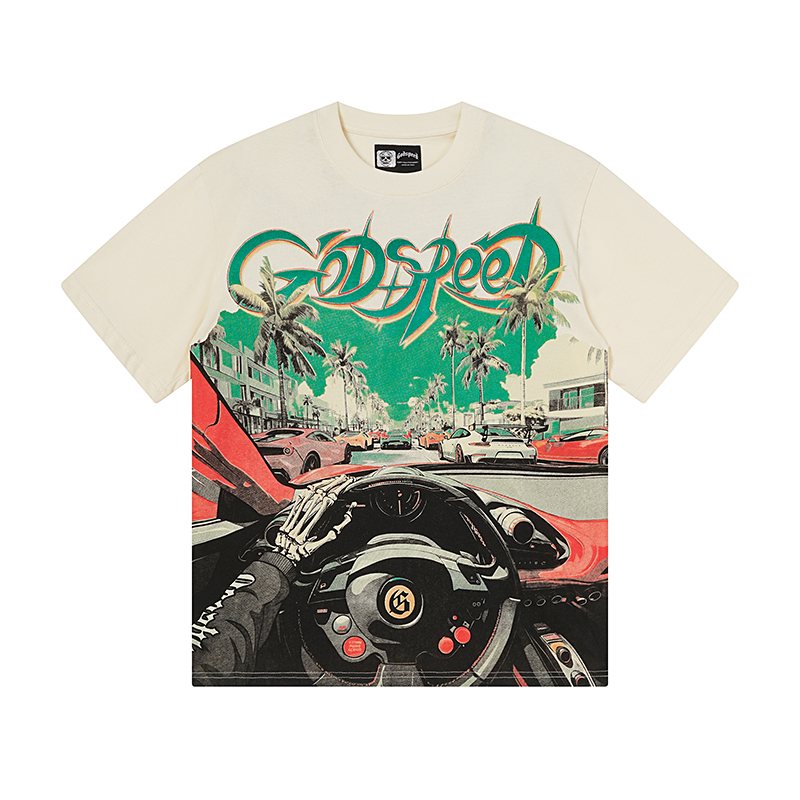 Godspeed Super Run Miami FL Graphic T-Shirt ¡ª front
