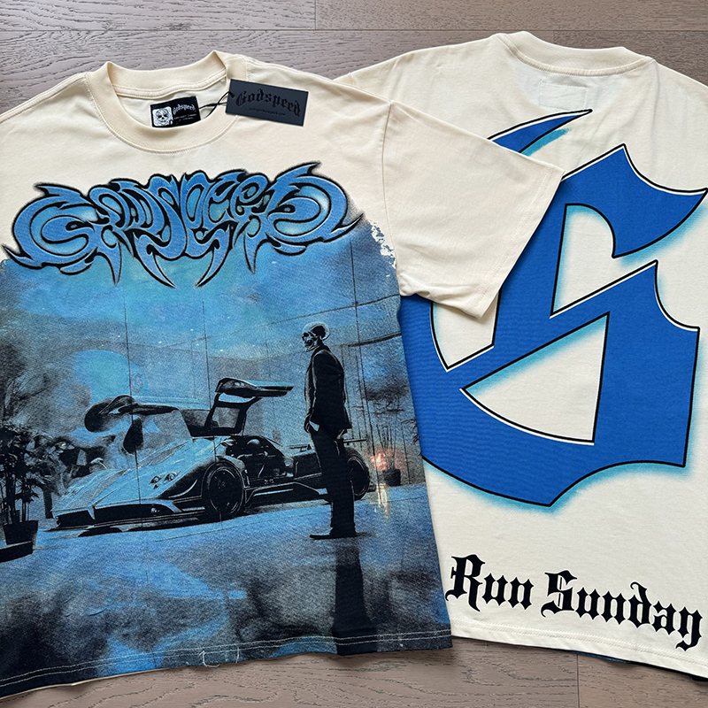 Godspeed Super Run Sunday Graphic Short-Sleeve T-Shirt ¡ª comparison