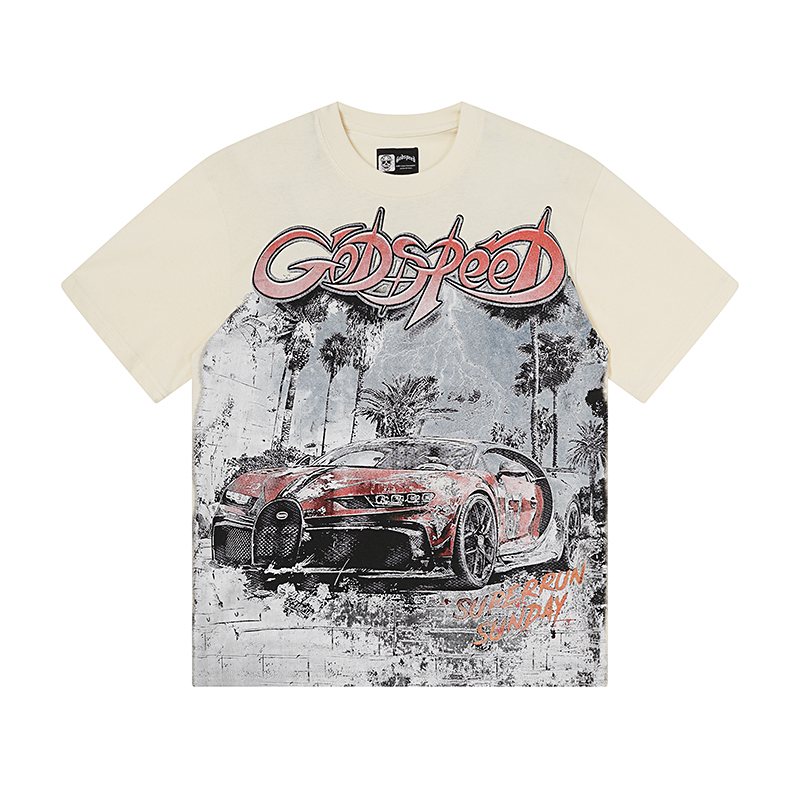 Godspeed Car Graphic Short-Sleeve T-Shirt ¡ª front