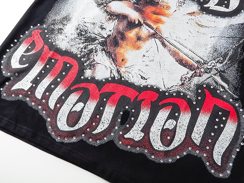 MIXED EMOTION Angel Graphic Short-Sleeve T-Shirt ¡ª detail