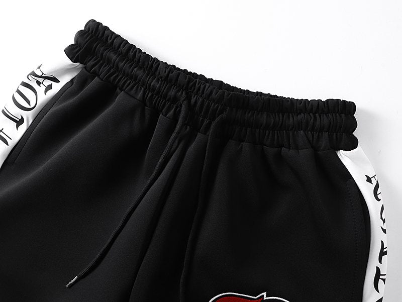 MIXED EMOTION Side-Tape Track Pants ¡ª detail