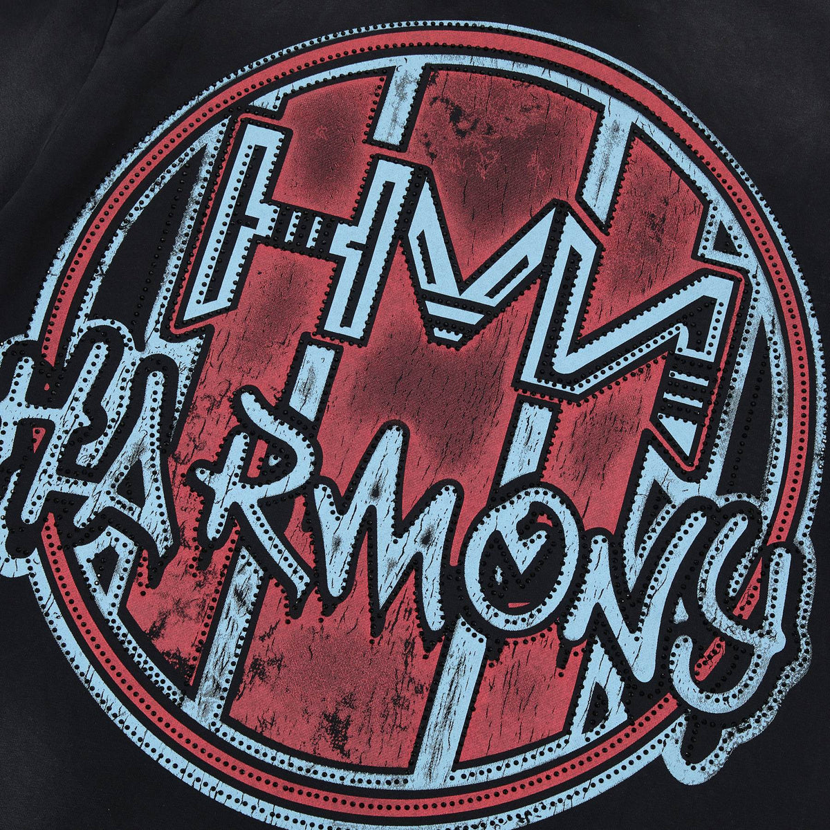 HARMONY Boxing Skeleton Graphic T-Shirt ¡ª detail