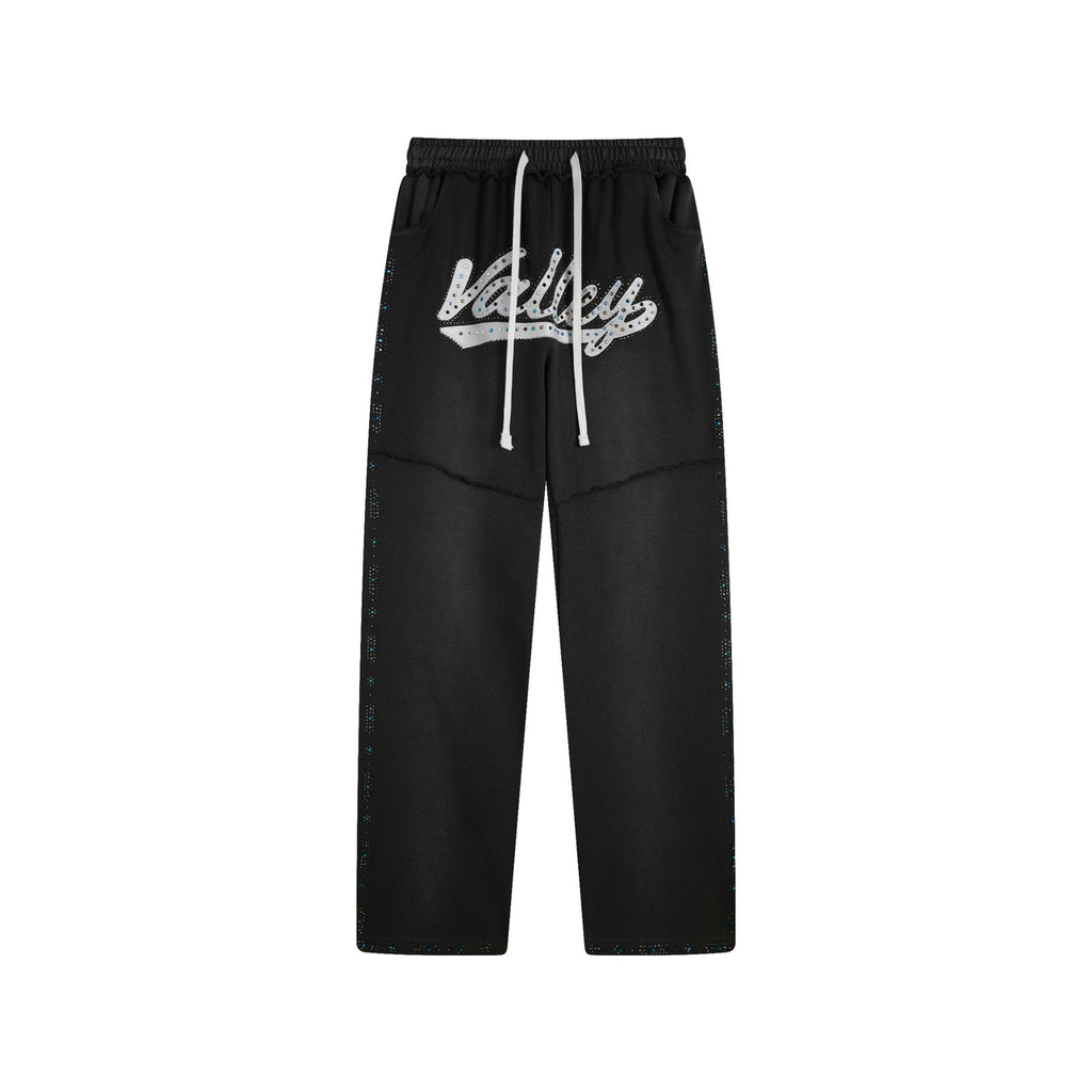 Valley Rhinestone Graphic Sweatpants ¡ª front