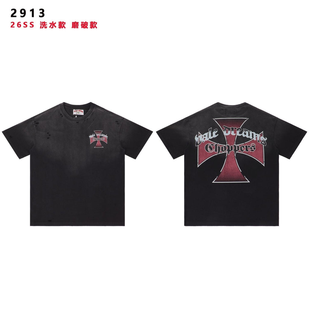 Valley Dreams Choppers Cross Graphic T-Shirt ¡ª hero