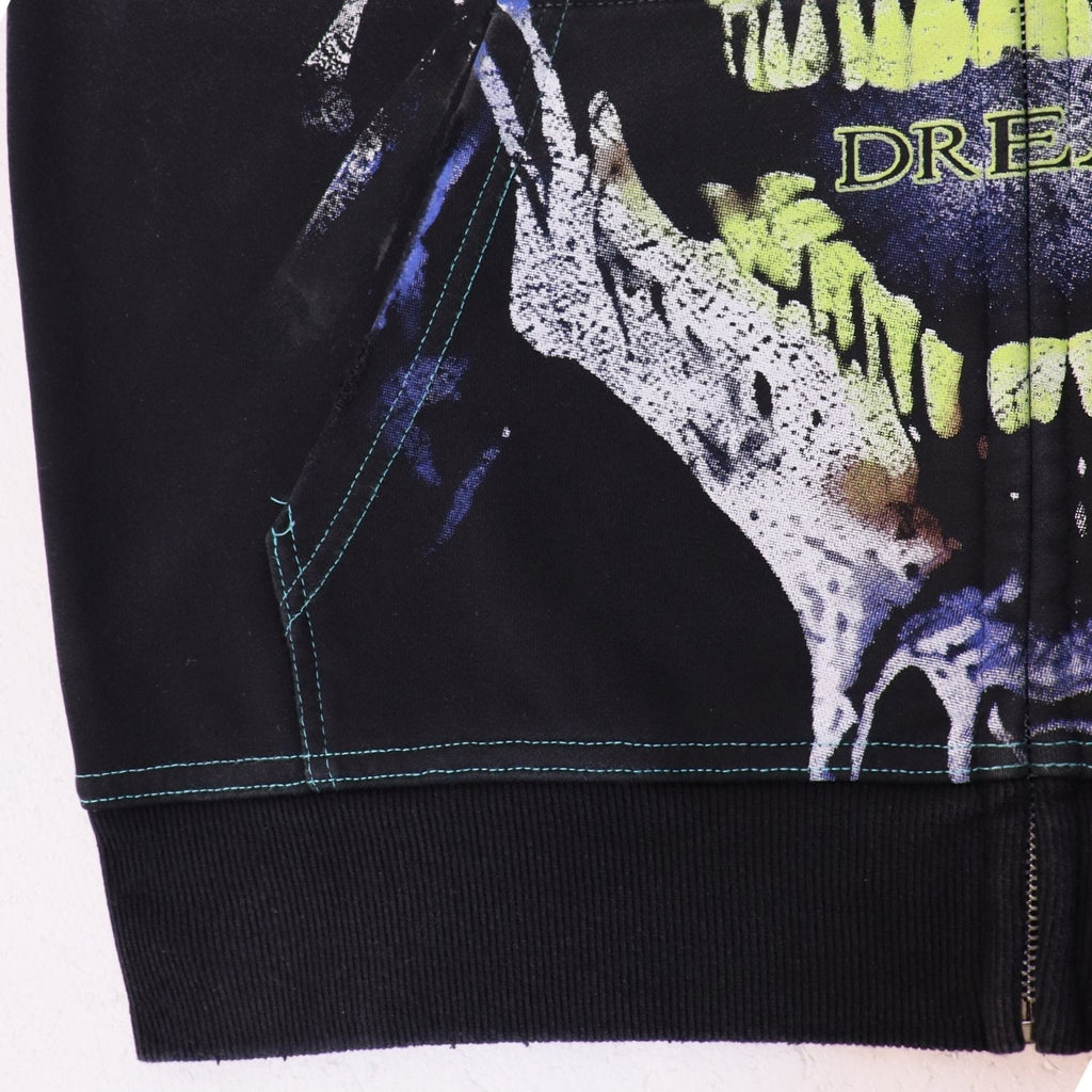 VALE USA Valley Dreams Skull Graphic Zip Hoodie ¡ª detail