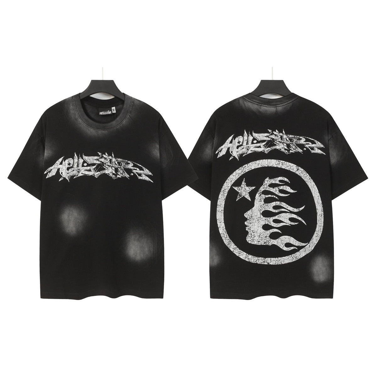 HELISTAR Distressed Silver Graphic T-Shirt ¡ª hero
