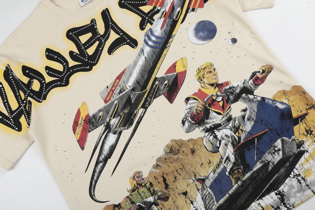 VALE USA Rocket Space Graphic T-Shirt ¡ª detail