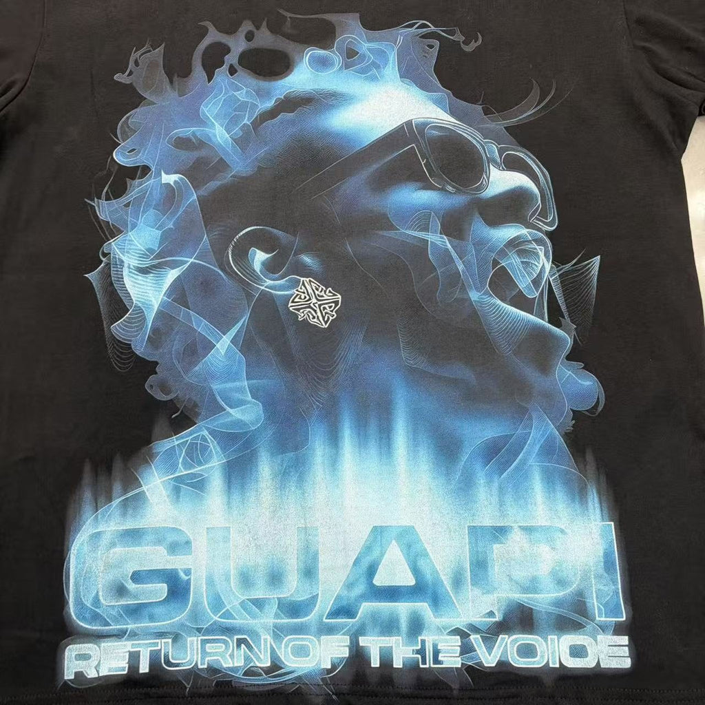 GUAPI Return of the Voice Graphic T-Shirt ¡ª detail