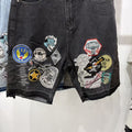 Godspeed Fear No One Patch Denim Shorts ¡ª hero