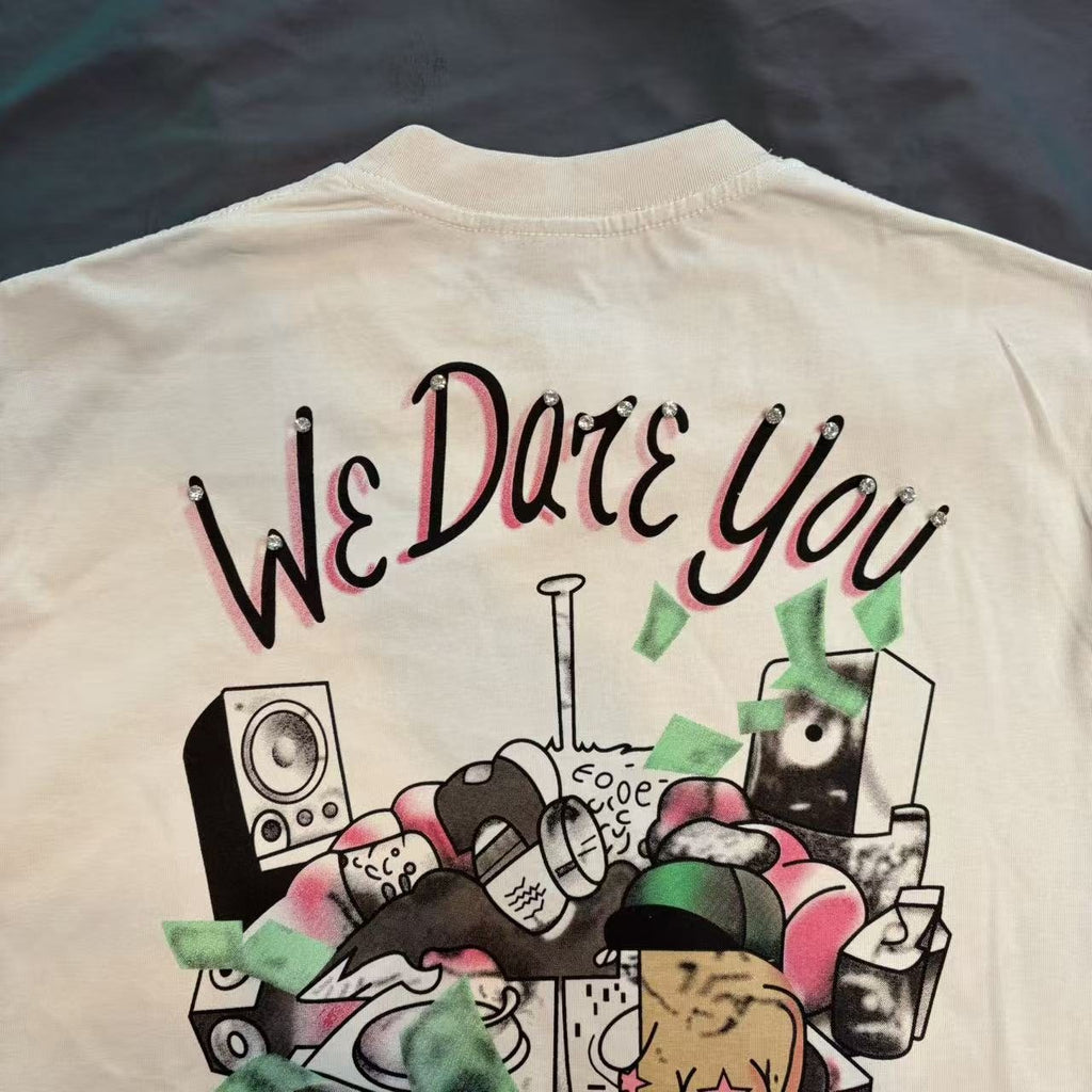 TRIPLE SEVENS Diamond Graphic Short-Sleeve T-Shirt ¡ª detail