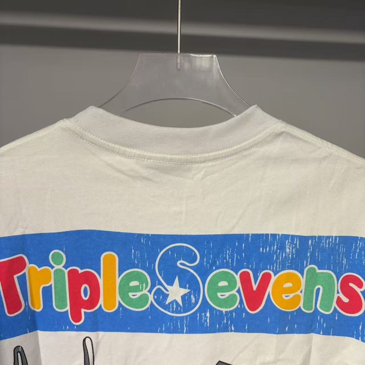 TRIPLE SEVENS Front & Back Graphic T-Shirt ¡ª detail
