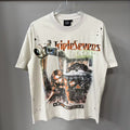 TRIPLE SEVENS Cream Front & Back Graphic T-Shirt ¡ª hero