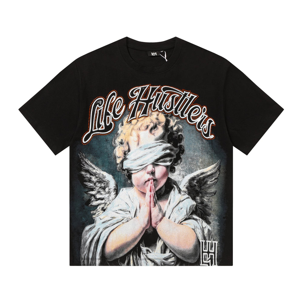 Life Hustlere Angel H-Back Graphic T-Shirt ¡ª hero