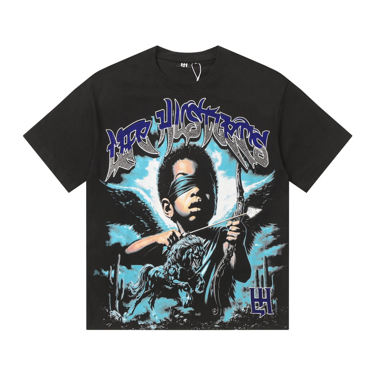 Life Hustlere Rhinestone Graphic T-Shirt ¡ª hero