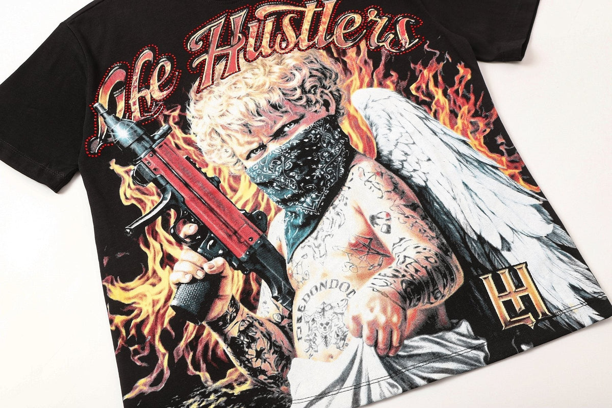 Life Hustlere No Days Off Graphic T-Shirt ¡ª detail