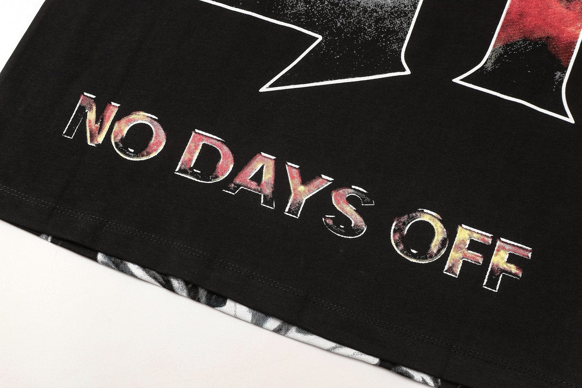 Life Hustlere No Days Off Graphic T-Shirt ¡ª detail