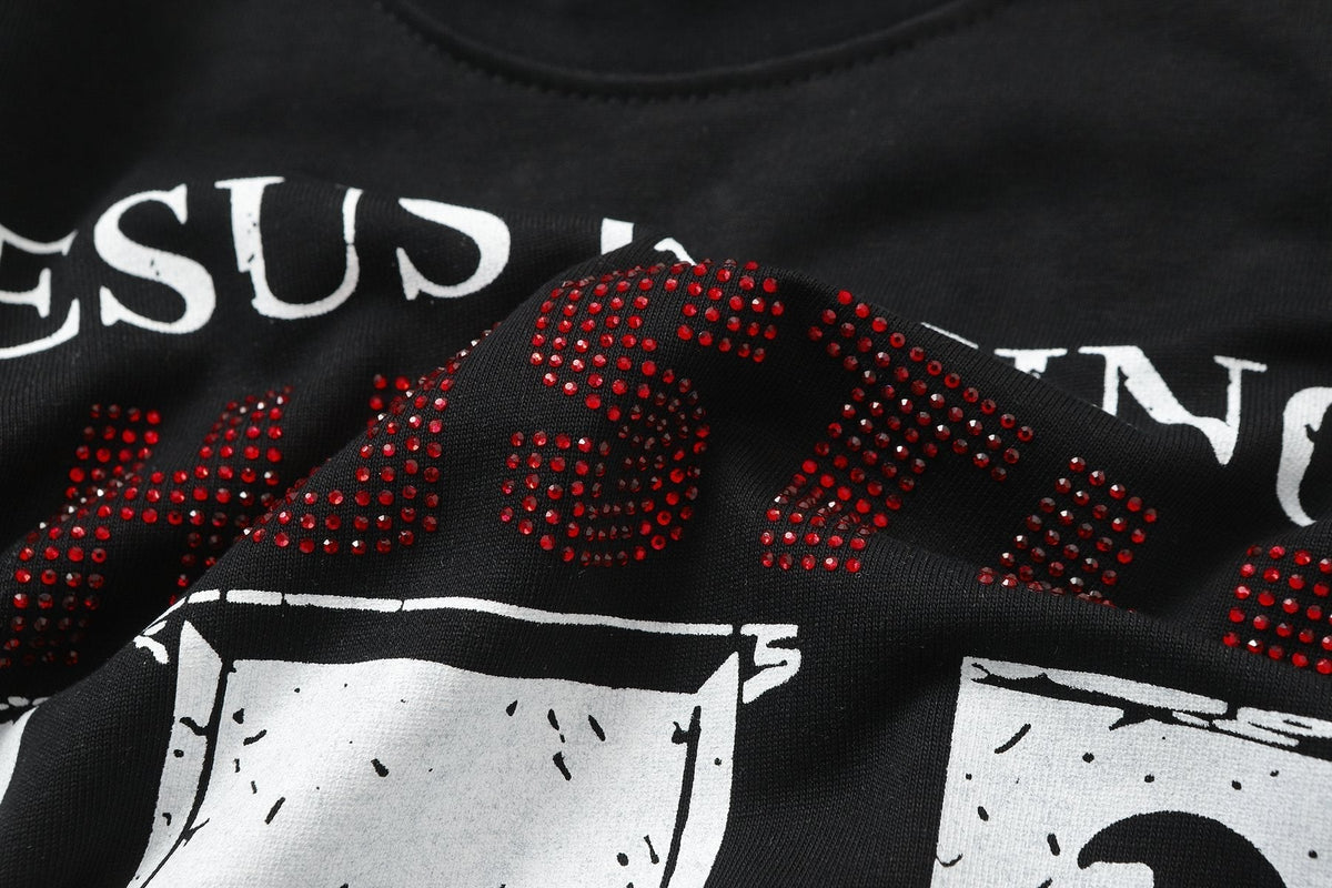 Life Hustlere Jesus Is King Graphic Short-Sleeve T-Shirt ¡ª detail