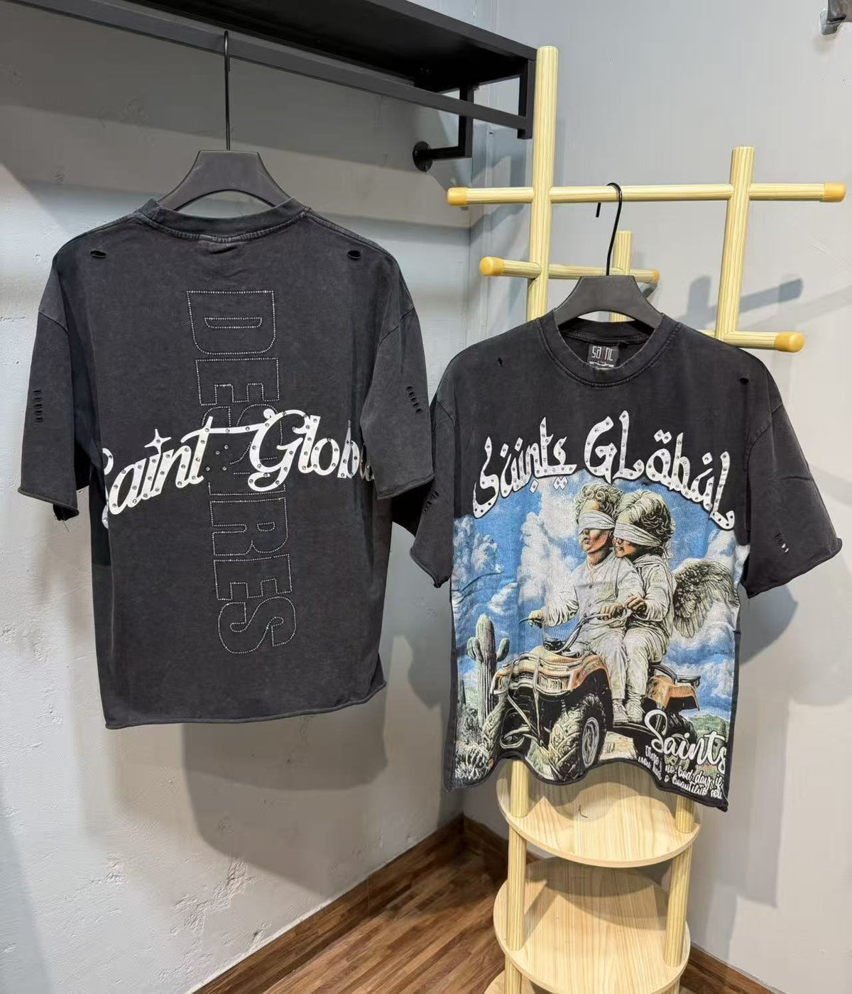 SAINT Desires Angel ATV Graphic T-Shirt ¡ª context