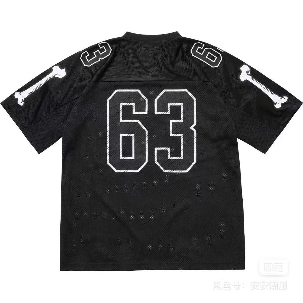 Supreme Bone Sleeve Number Football Jersey T-Shirt ¡ª back