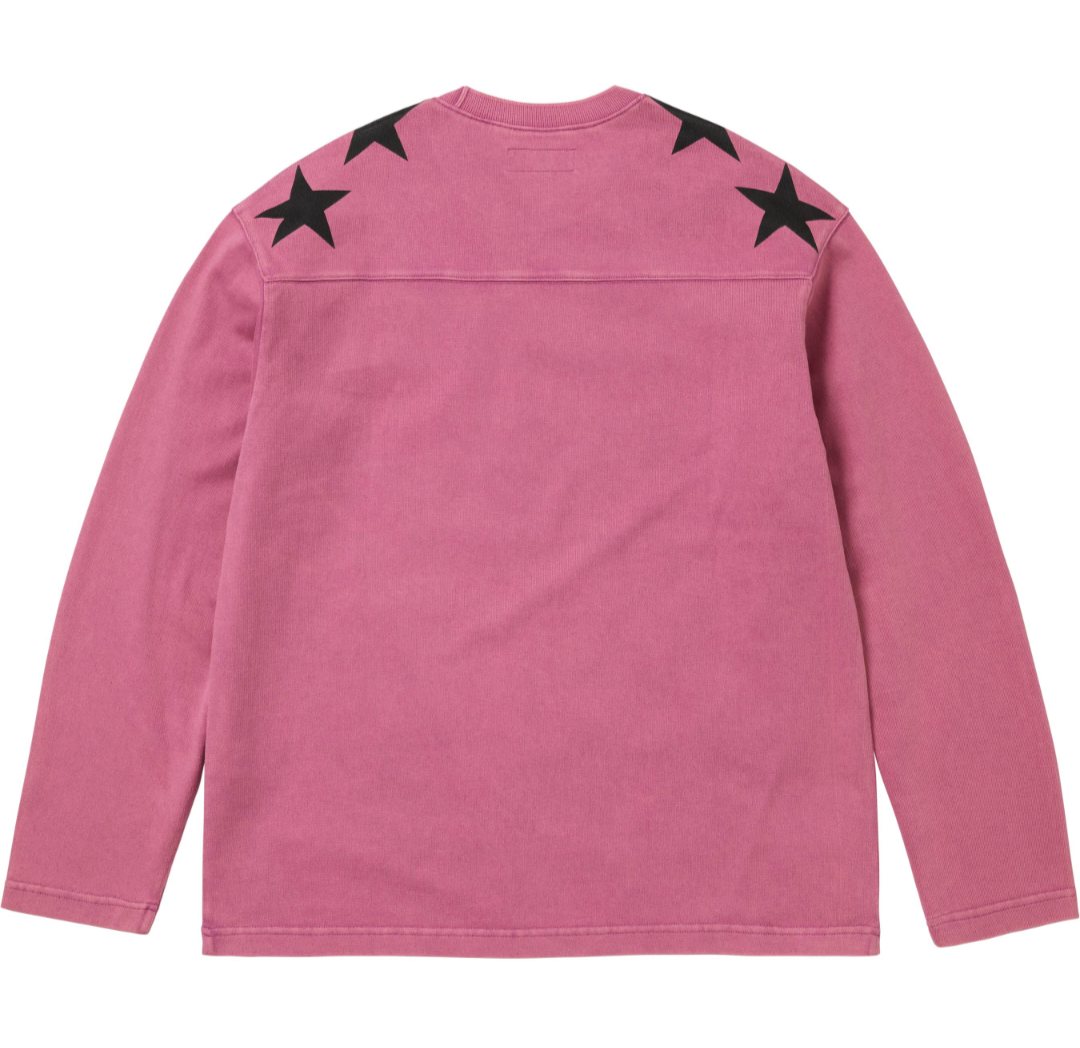 Supreme 88 Star Shoulder Long-Sleeve T-Shirt ¡ª back