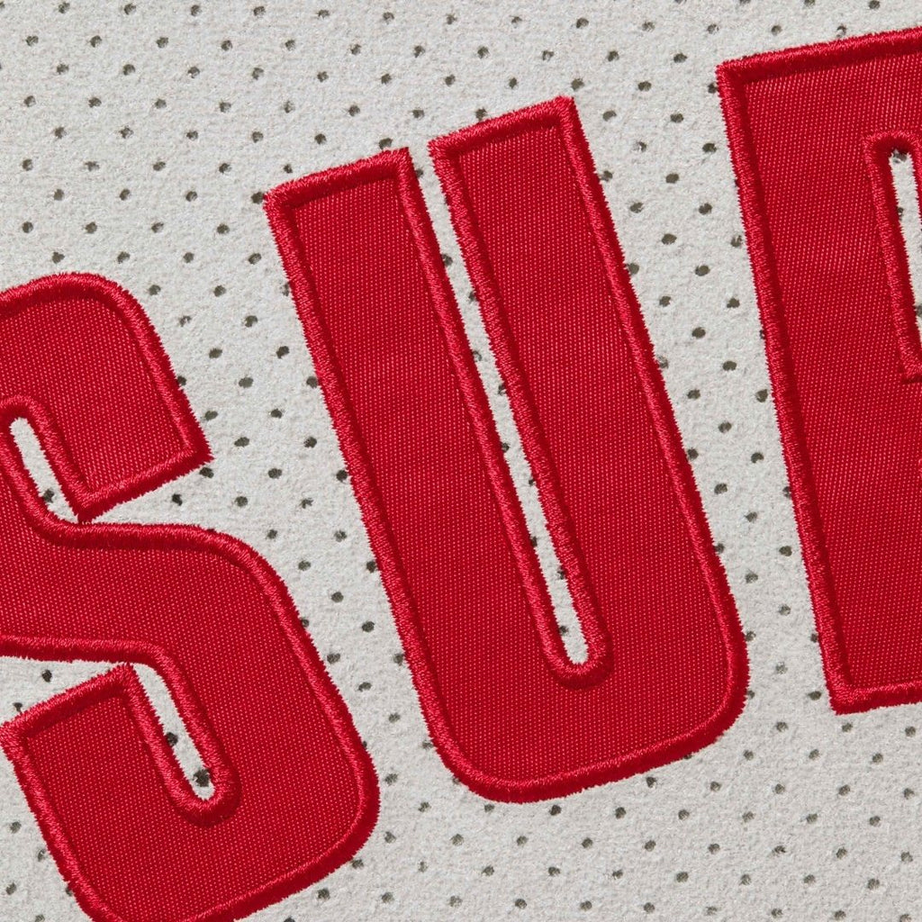 Supreme Mesh Baseball Jersey T-Shirt ¡ª fabric_closeup
