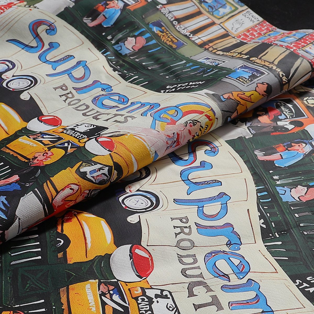 Supreme Manhattan City Graphic T-Shirt ¡ª fabric_closeup