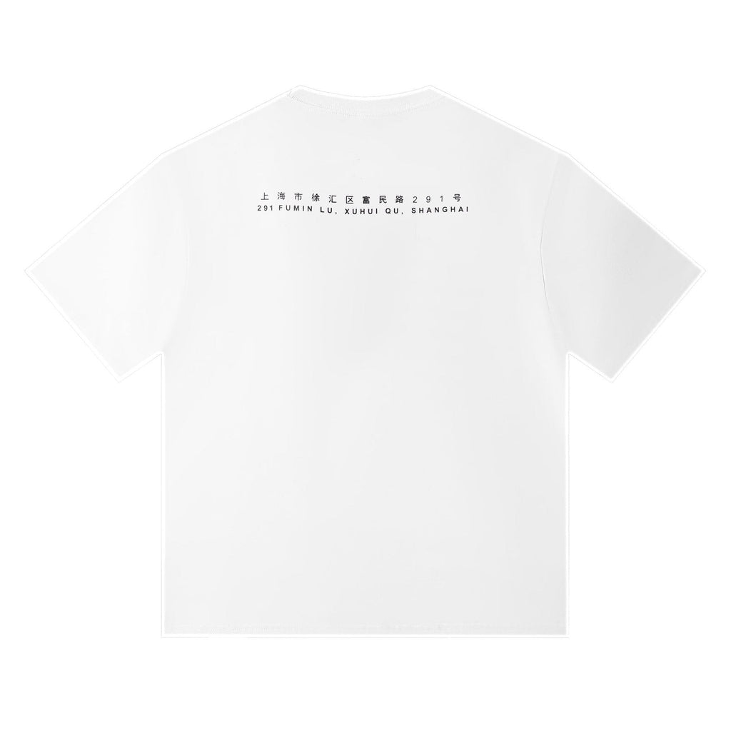 Supreme Leopard Shanghai Graphic Short-Sleeve T-Shirt ¡ª back