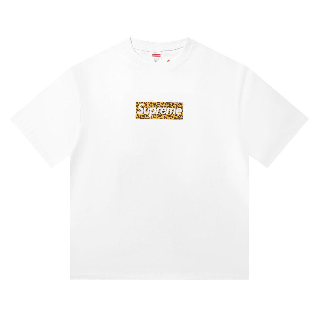 Supreme Leopard Shanghai Graphic Short-Sleeve T-Shirt ¡ª hero