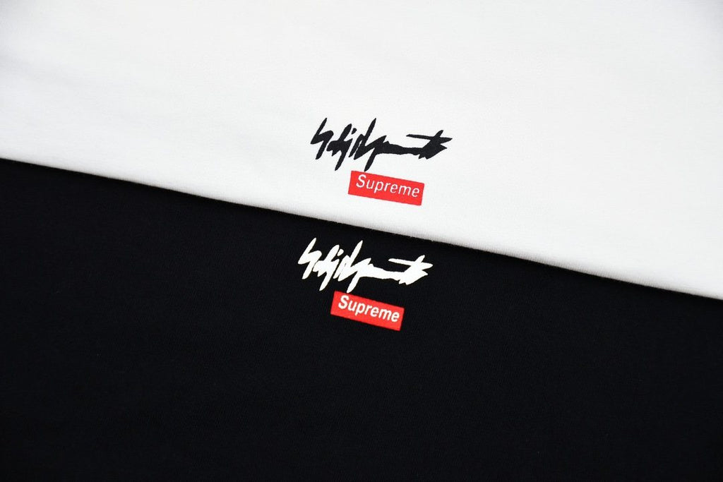 Supreme Pumpkin Face & Blue Rose Graphic T-Shirt ¡ª detail