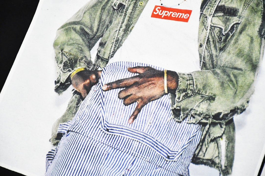Supreme Andr¨¦ 3000 Portrait Graphic T-Shirt ¡ª detail