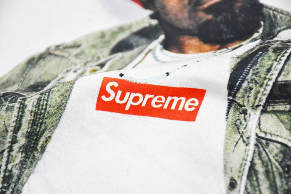 Supreme Andr¨¦ 3000 Portrait Graphic T-Shirt ¡ª detail