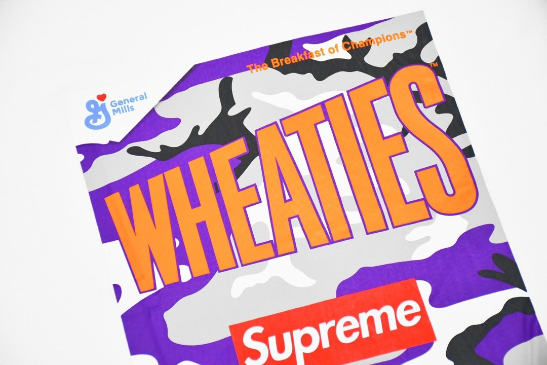 Supreme Wheaties Cereal Box Graphic T-Shirt ¡ª detail