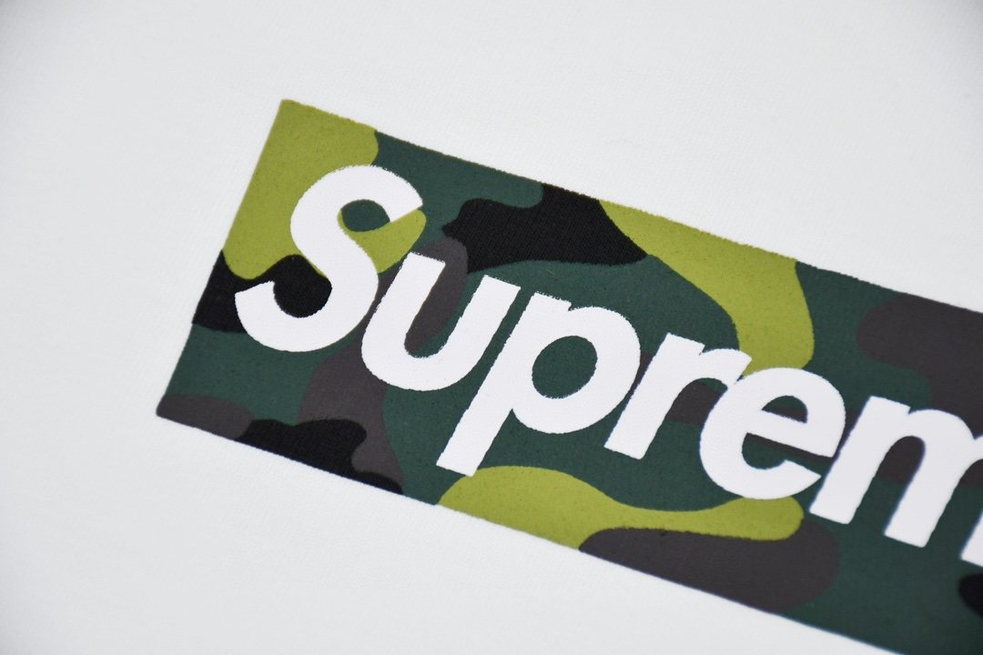Supreme Camo Box Logo Short-Sleeve T-Shirt ¡ª detail